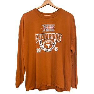 Vintage 2005 Texas Longhorns Long-Sleeve T-Shirt